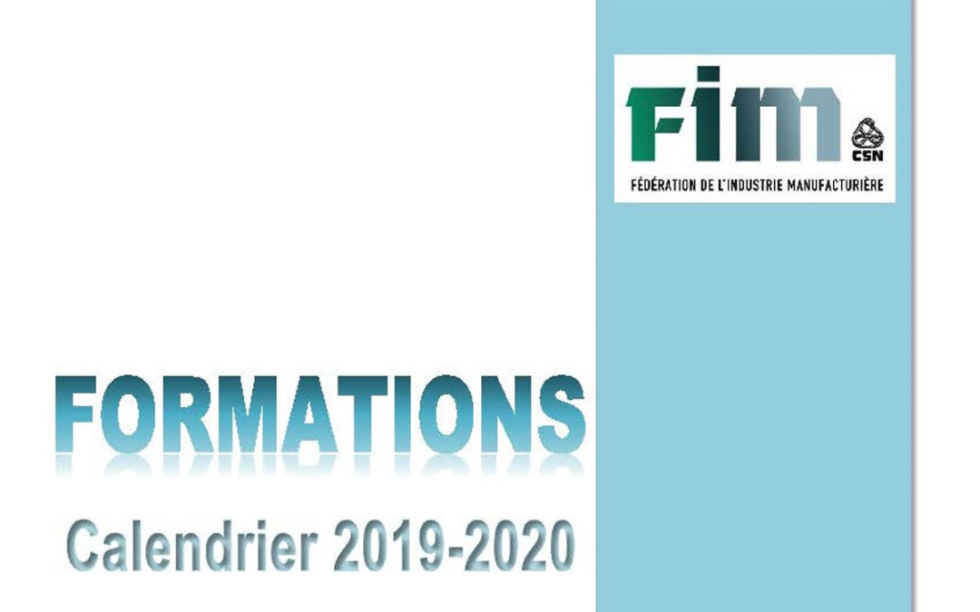 ANNULATION – Formations FIM